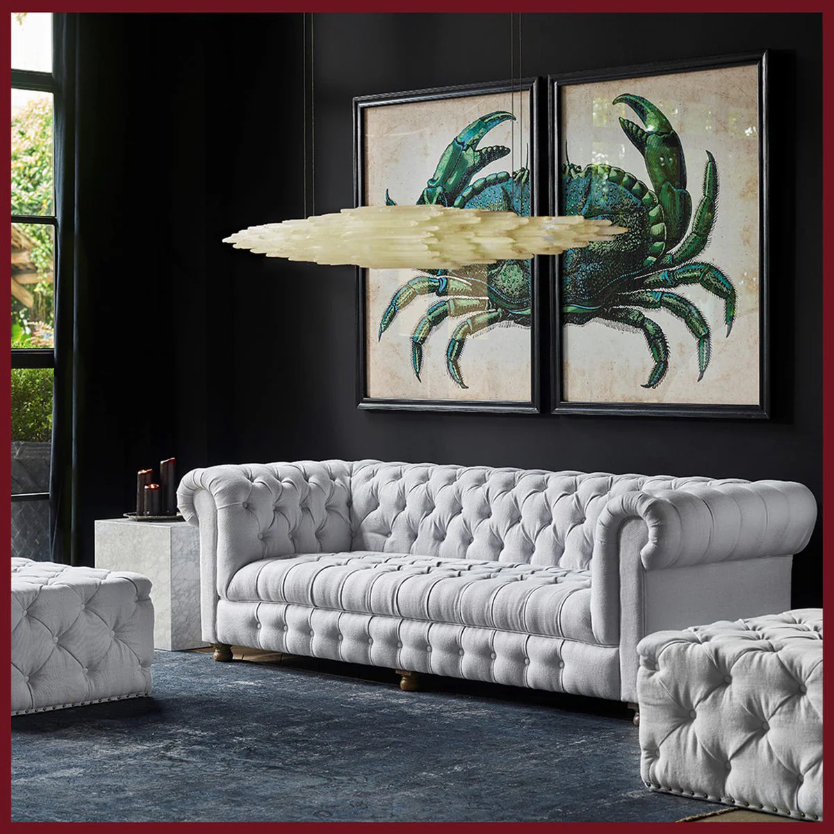 Art Selenite Medium Chandelier - Image 4