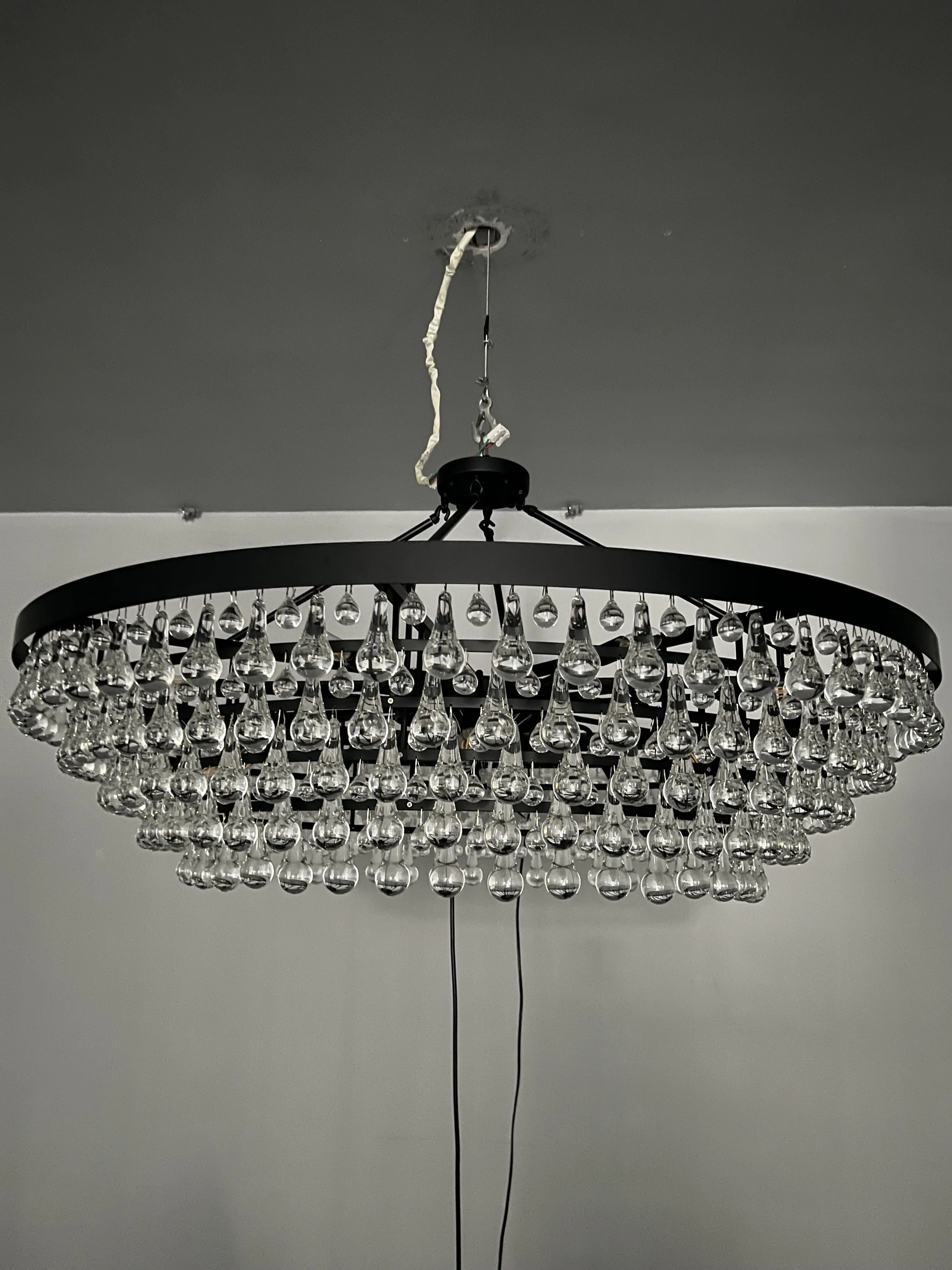 Artistic Pear Round Chandelier 50", Dining Room Round Chandelier - Image 2