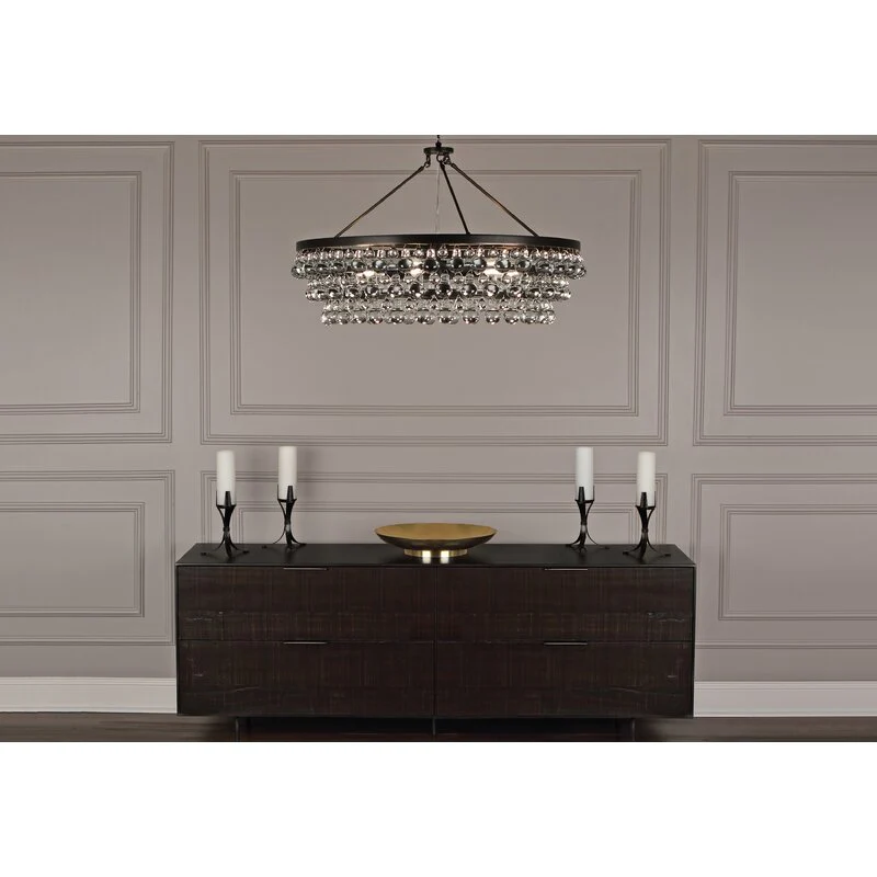 Artistic Pear Round Chandelier 50", Dining Room Round Chandelier - Image 7