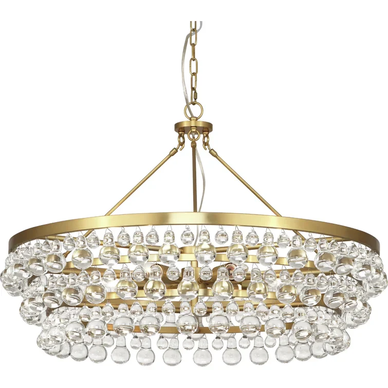 Artistic Pear Round Chandelier 50", Dining Room Round Chandelier - Image 9