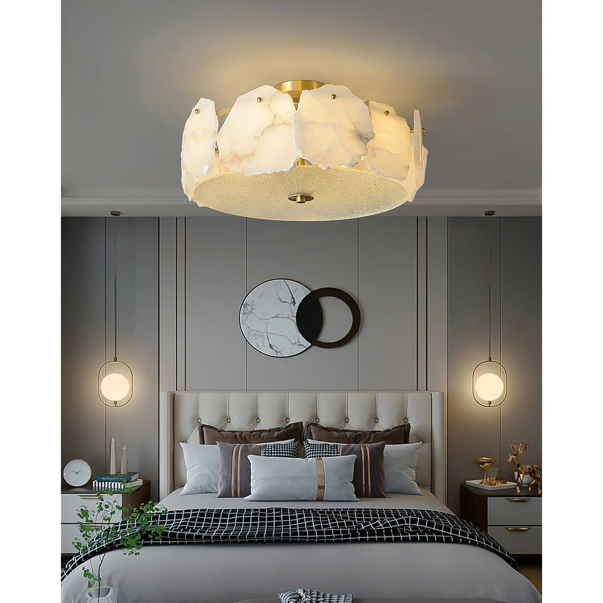 Artze Alabaster Ceiling Light - Image 13