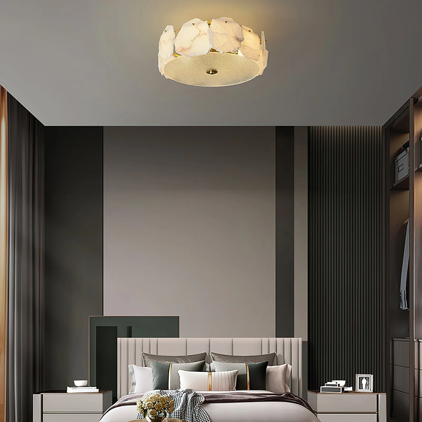 Artze Alabaster Ceiling Light - Image 9