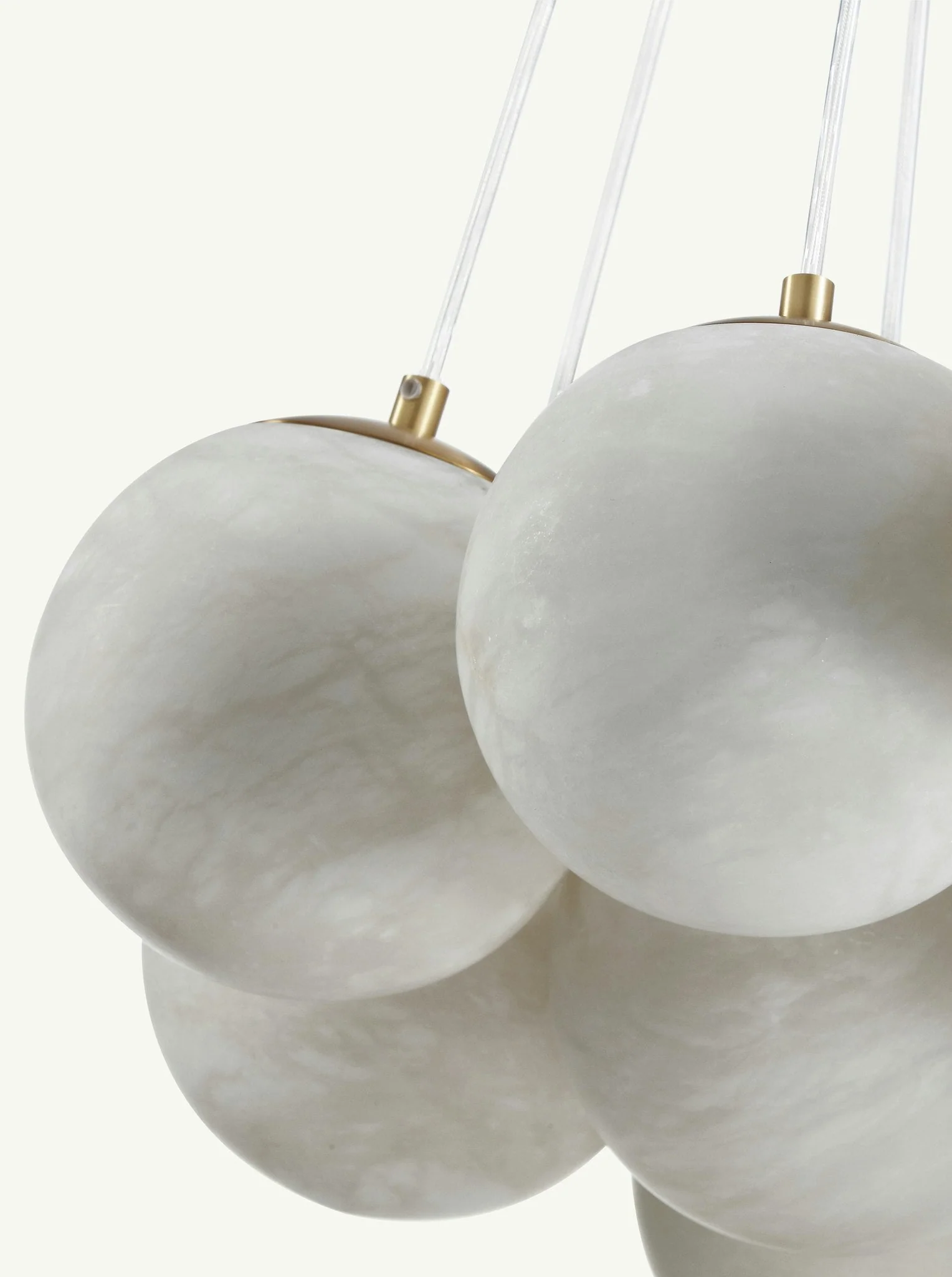 Aspen Alabaster 13 Light Chandelier 26.8" - Image 6