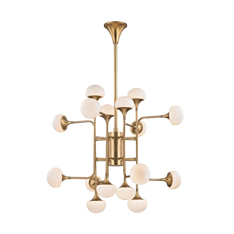Astoria Modern Brass Chandelier