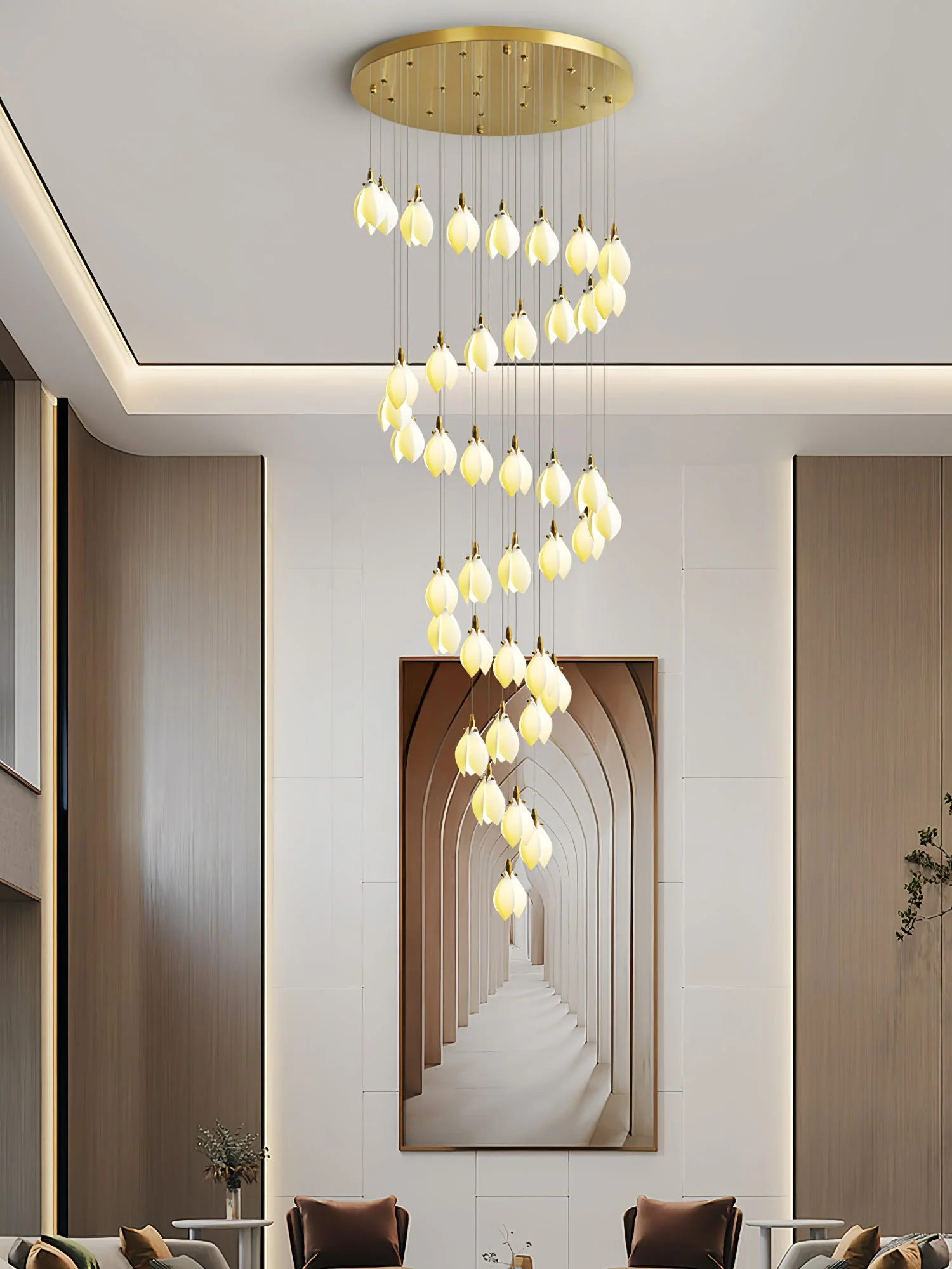 Astralis Bloom Stairs Chandelier - Image 11