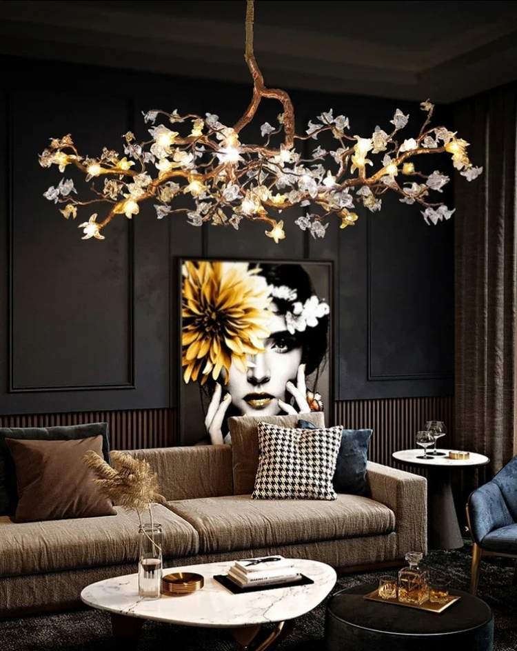 Sutober Sculptural Branch Chandelier