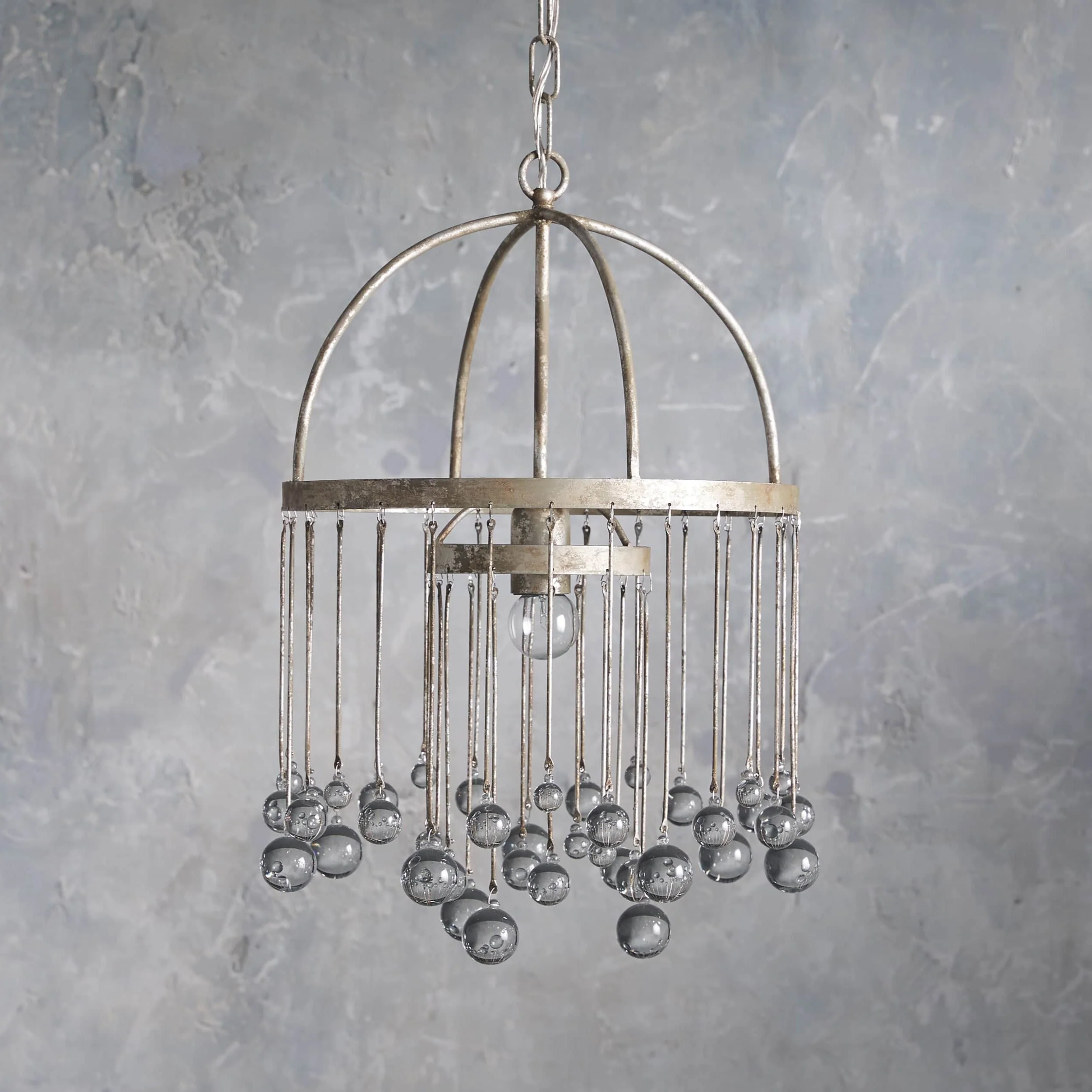 Aubrey Modern Crystal Ball Pendant Lamp - Image 4