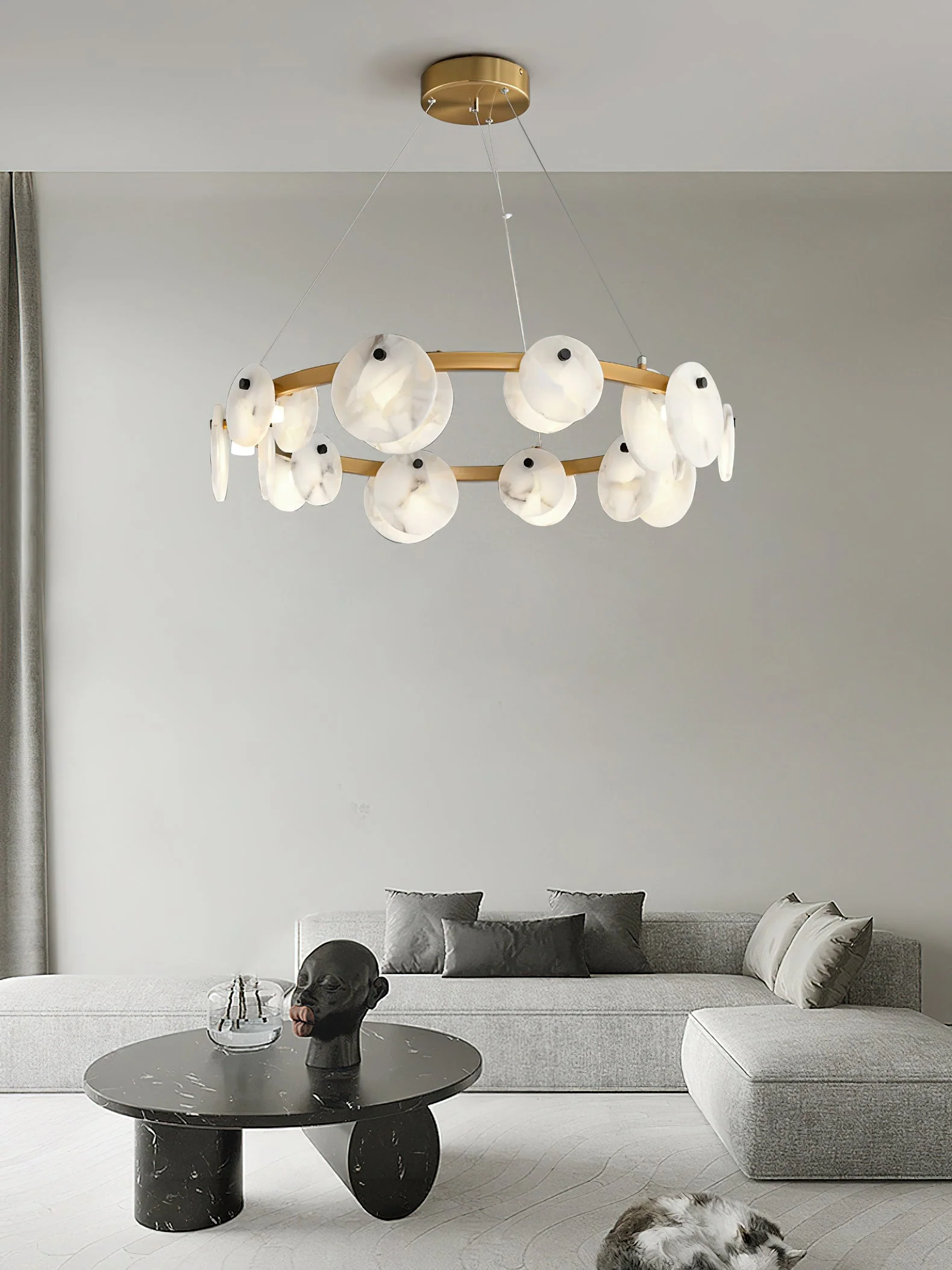 Austen Alabaster Chandelier - Image 9