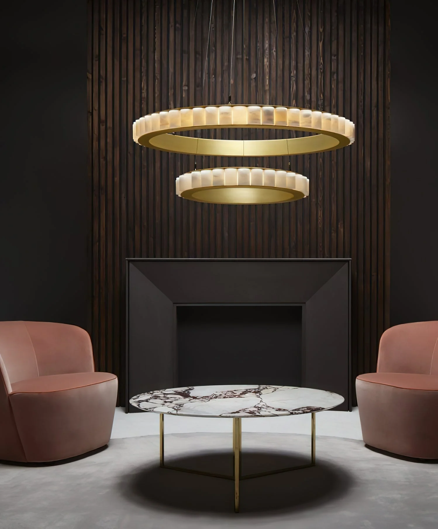 Avalon Alabaster Chandelier - Image 15