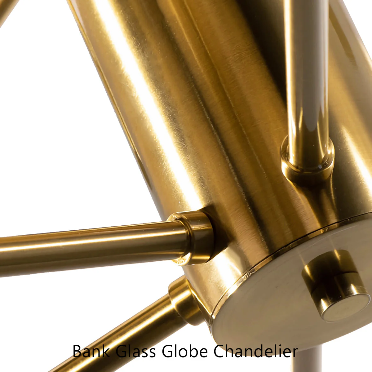 Bank Glass Globe Chandelier - Image 8