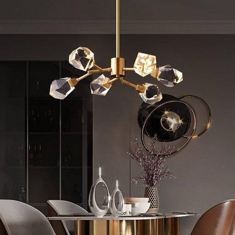 Eve Branch Crystal Chandelier 6-Light - Image 2