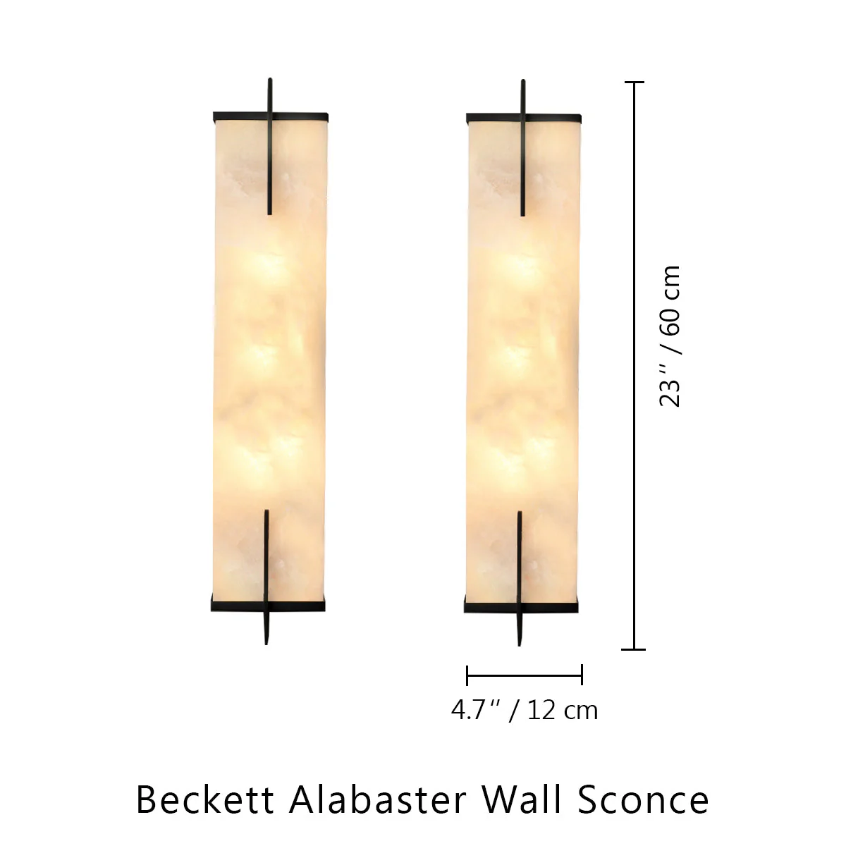 Beckett Alabaster Wall Sconce - Image 19
