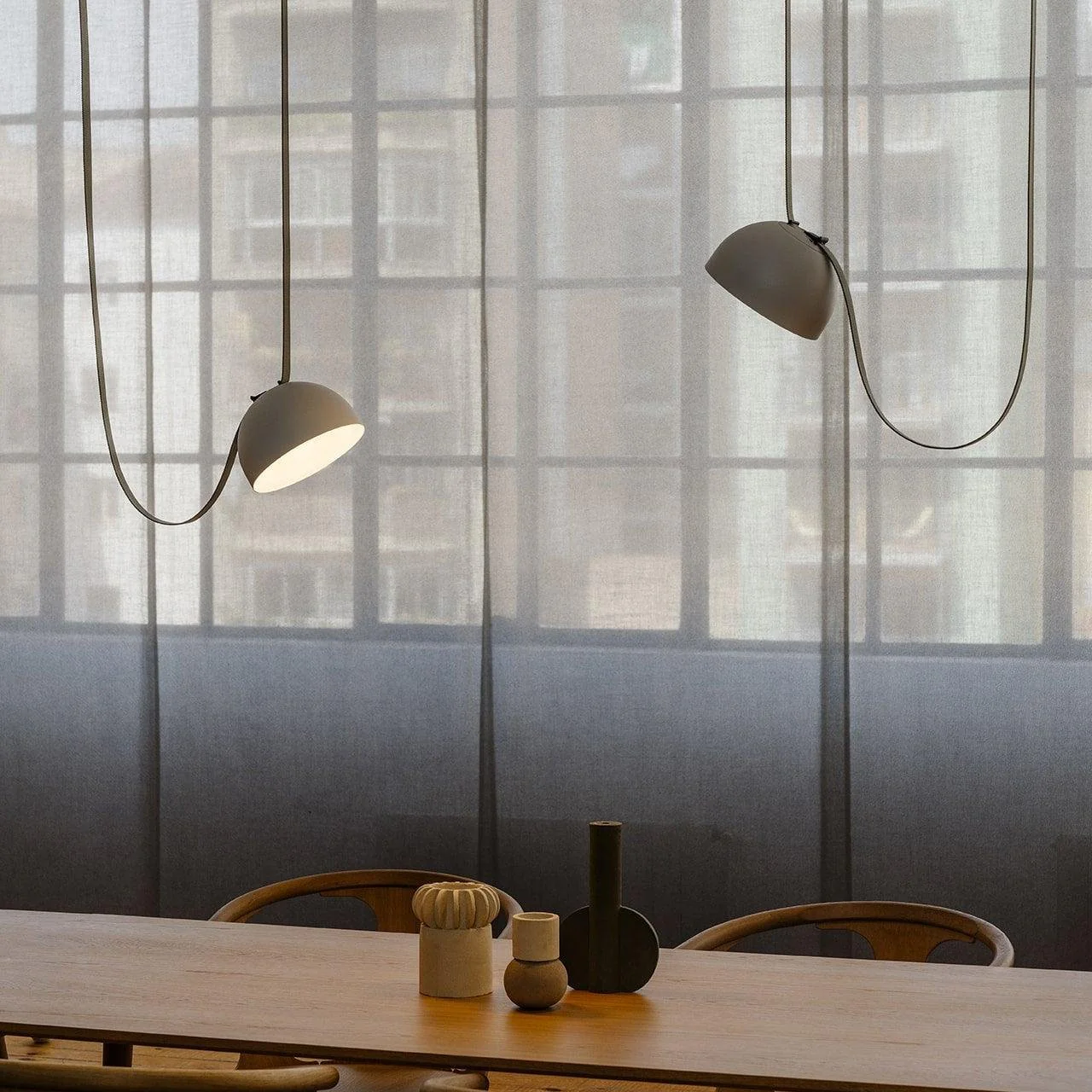 Belts Combination Leather Pendant Light - Image 26