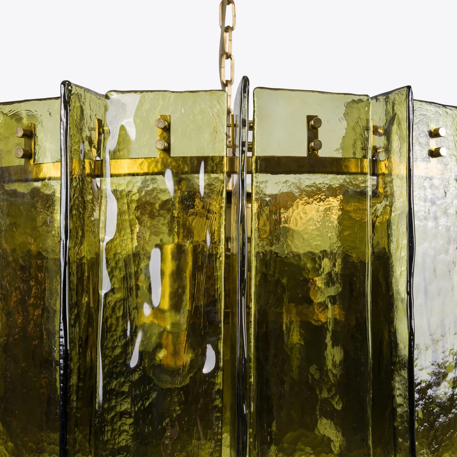 Berlin Chandelier Bottle Green 35" W 47" W - Image 5