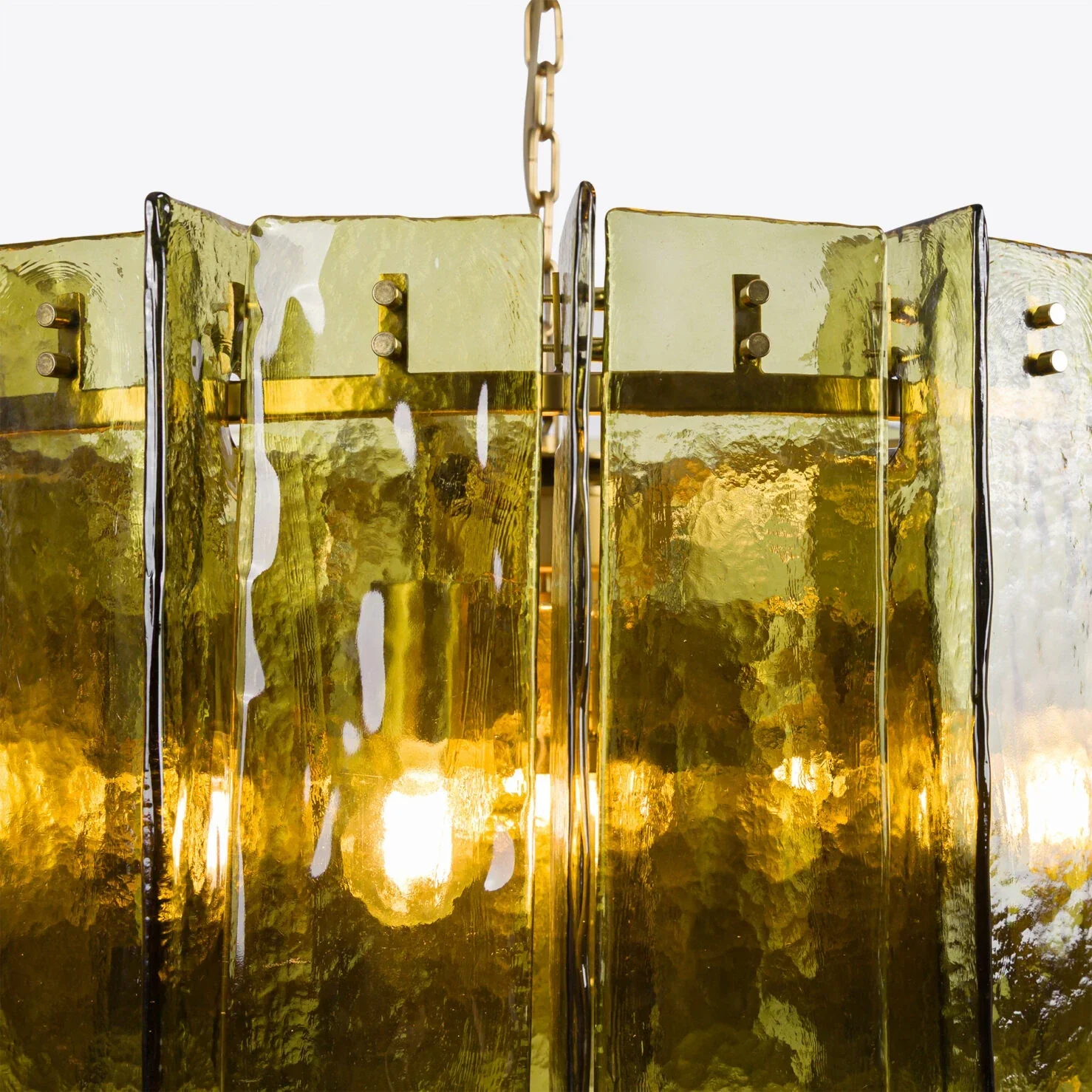 Berlin Chandelier Bottle Green 35" W 47" W - Image 6
