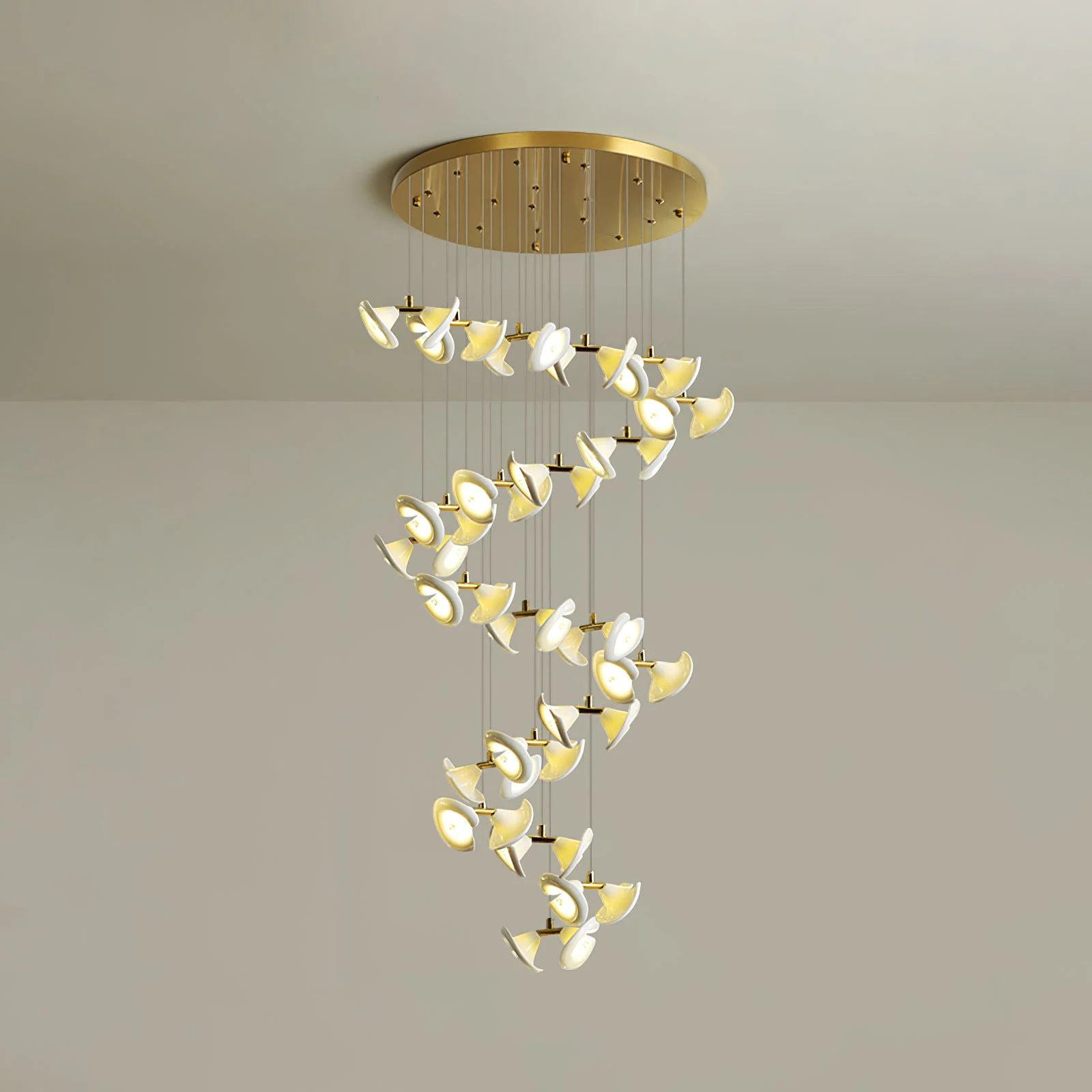 Blossom Double Horn Chandelier - Image 11