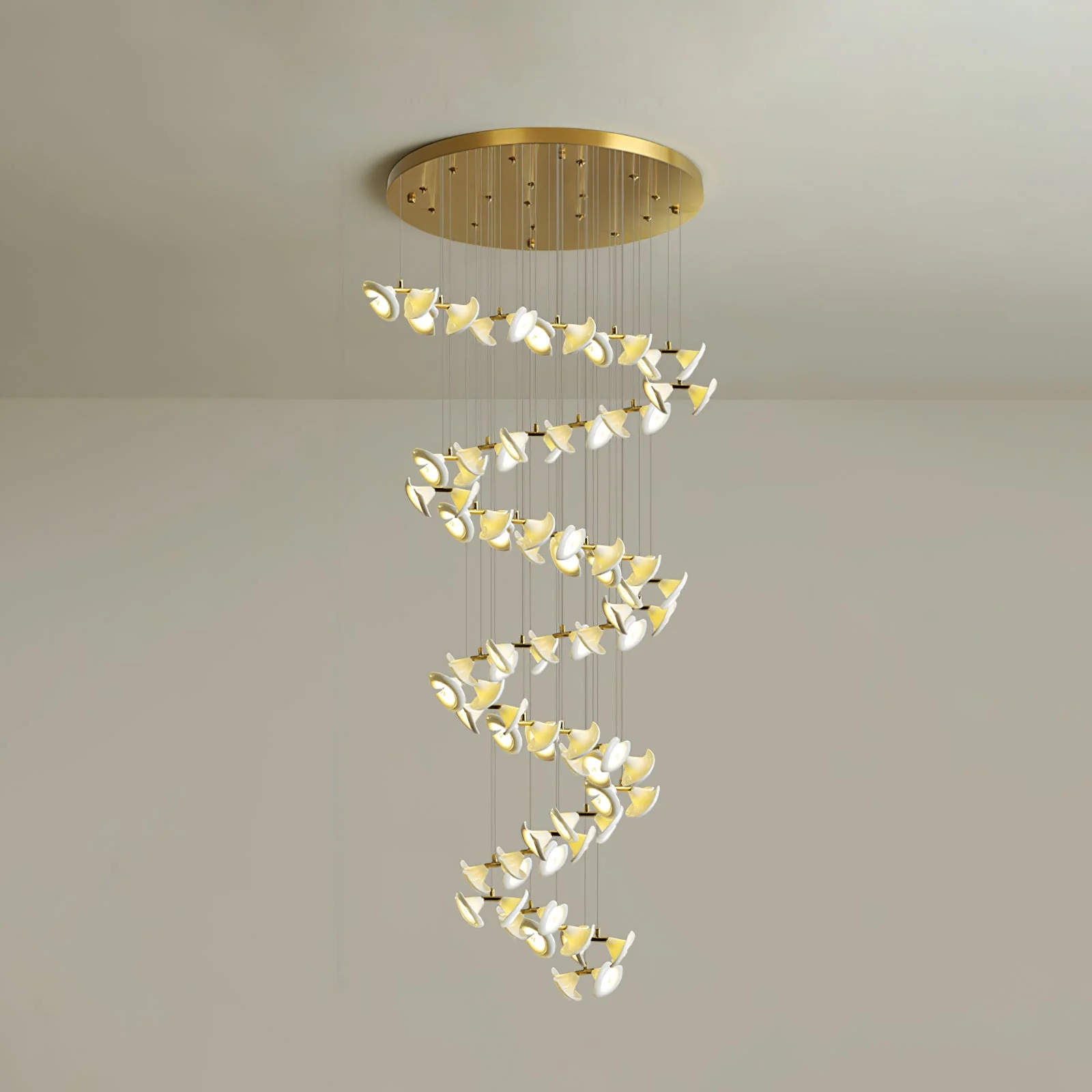 Blossom Double Horn Chandelier - Image 16