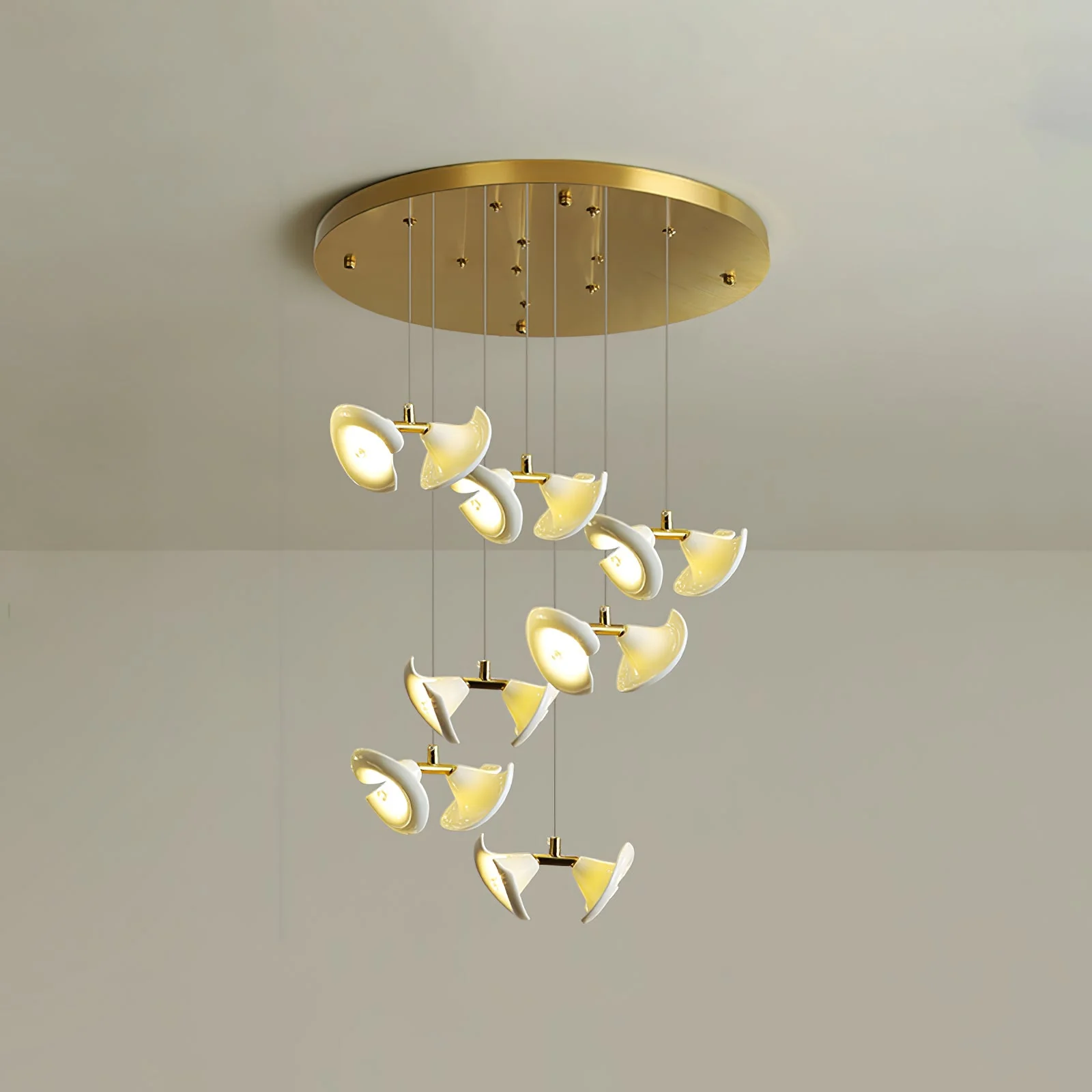 Blossom Double Horn Chandelier - Image 17