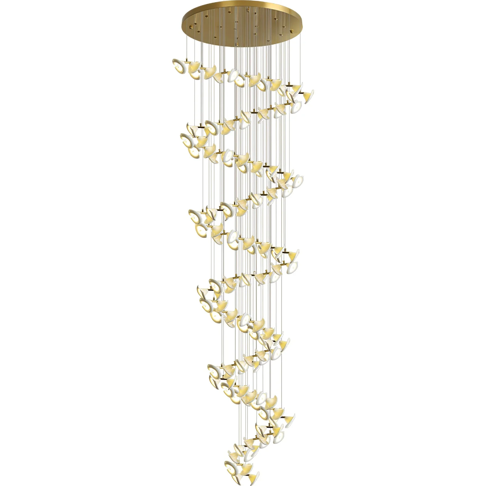Blossom Double Horn Chandelier - Image 30
