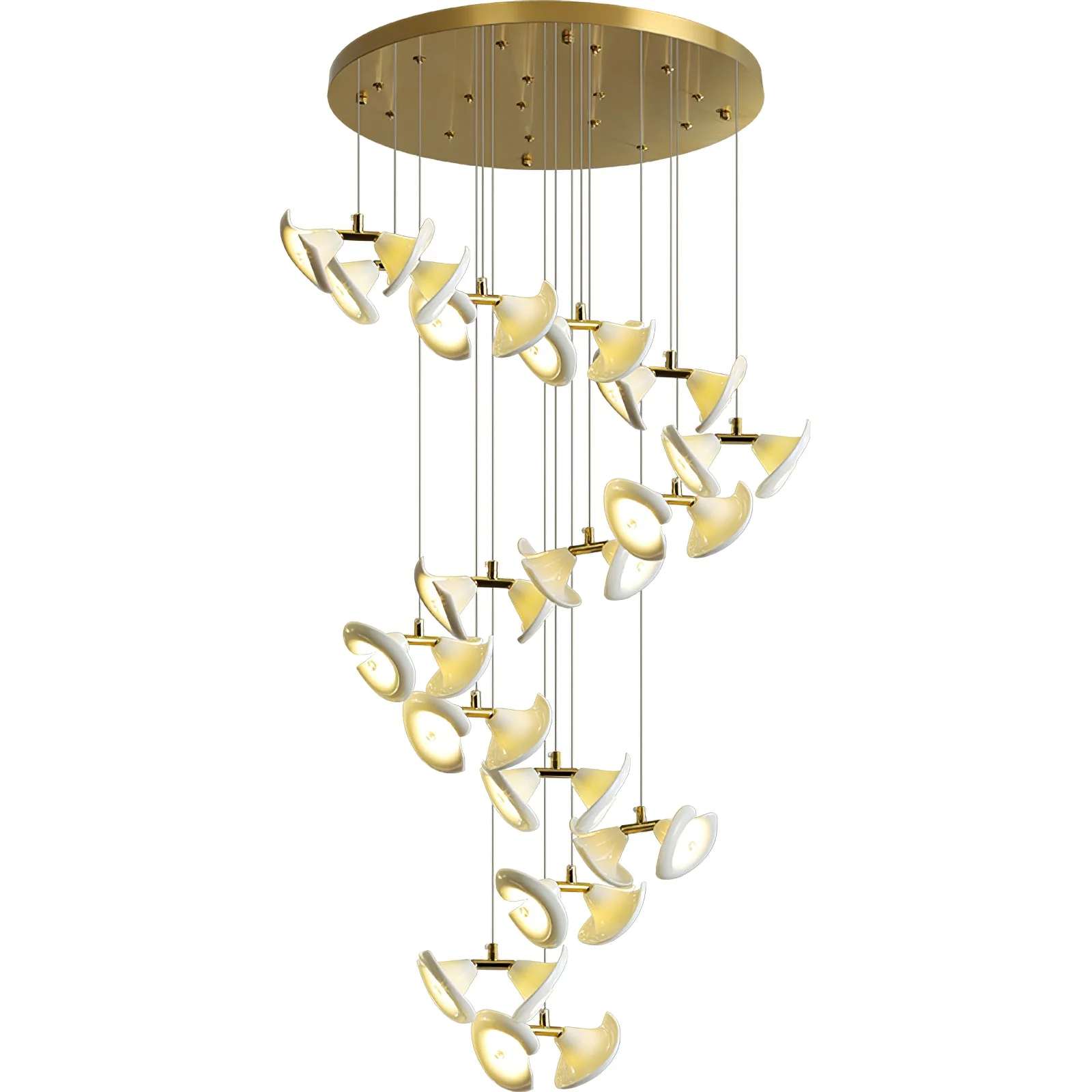 Blossom Double Horn Chandelier - Image 34
