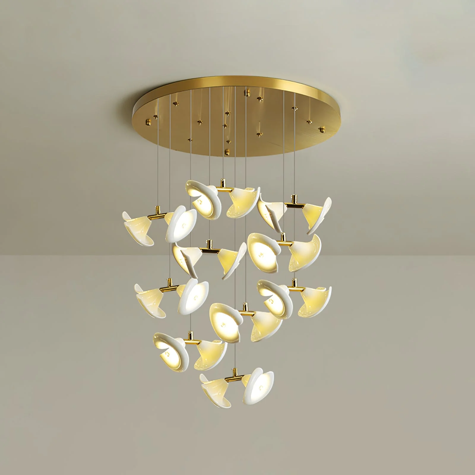 Blossom Double Horn Chandelier - Image 42