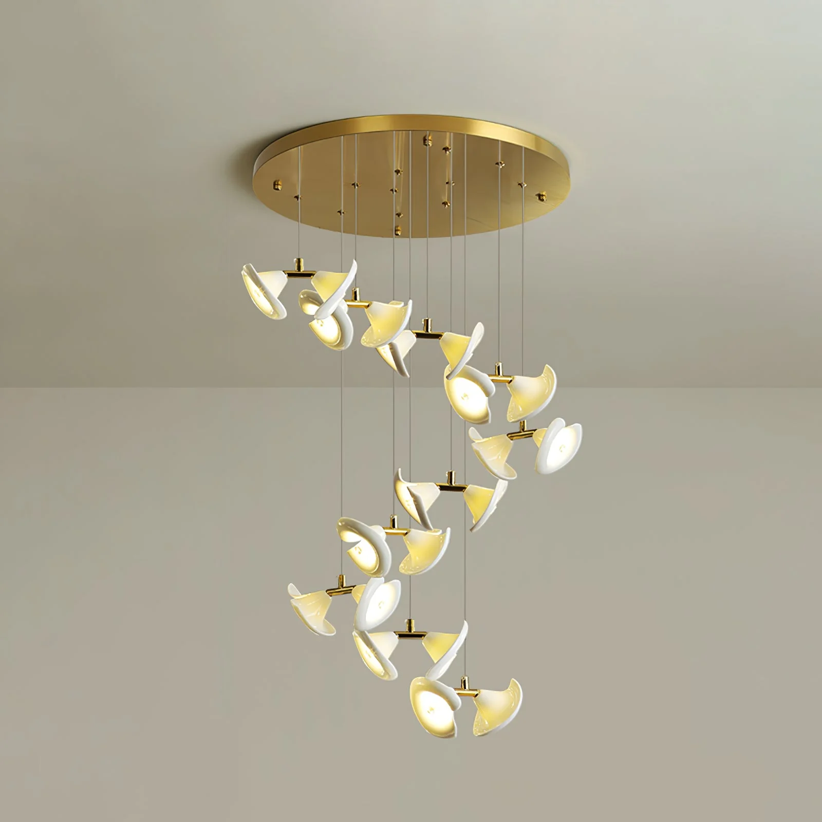 Blossom Double Horn Chandelier - Image 43