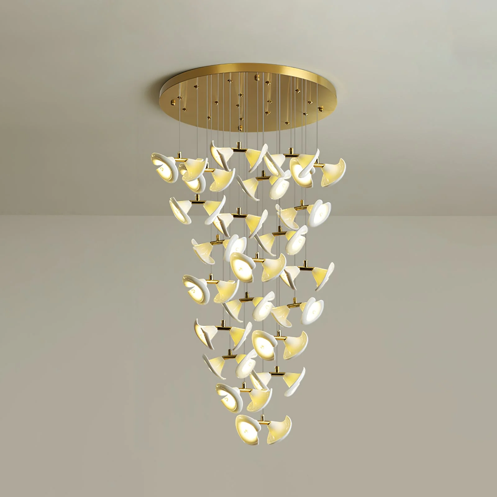 Blossom Double Horn Chandelier - Image 46
