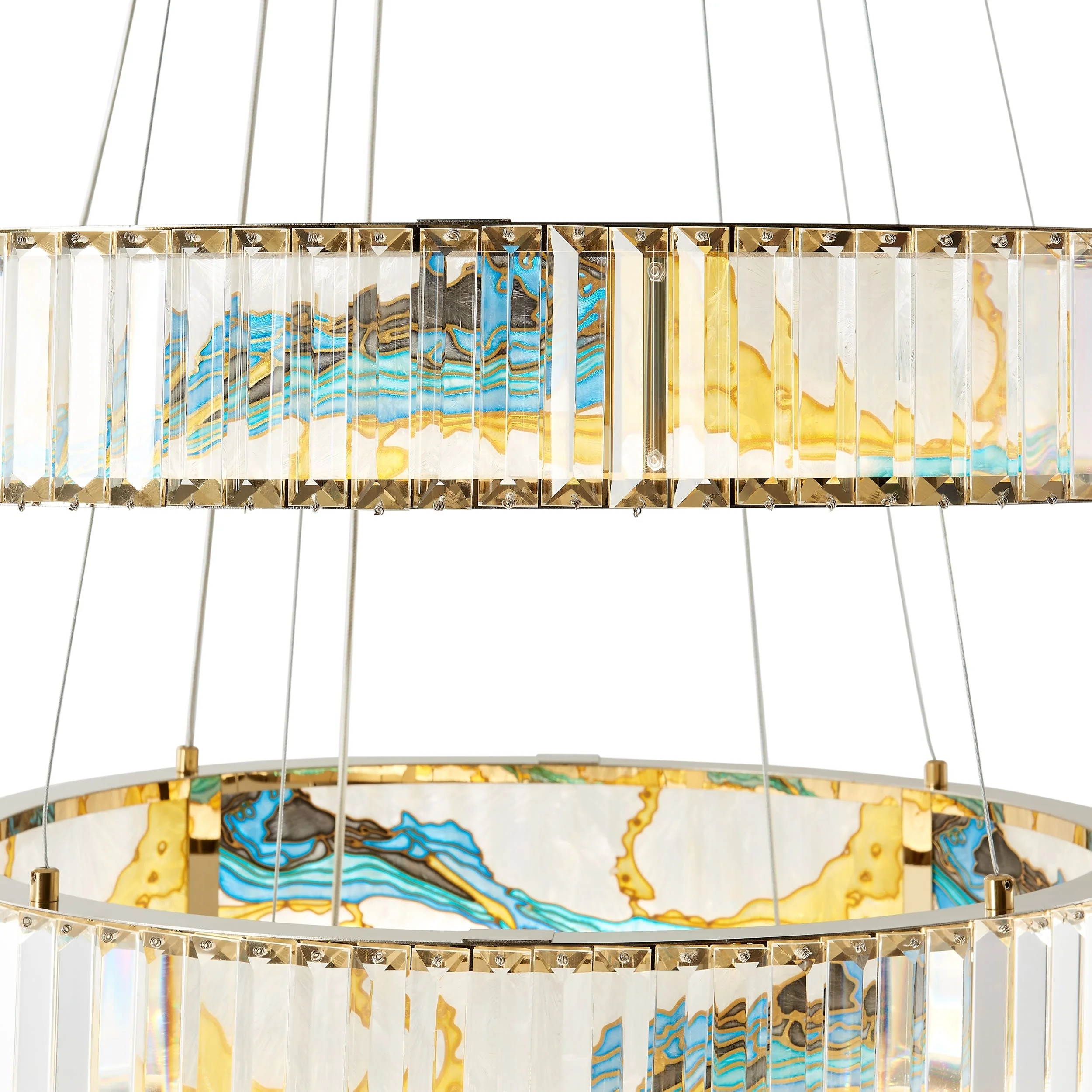 Boeseman's Colorful Chandelier - Three Tiers, Round - Image 4