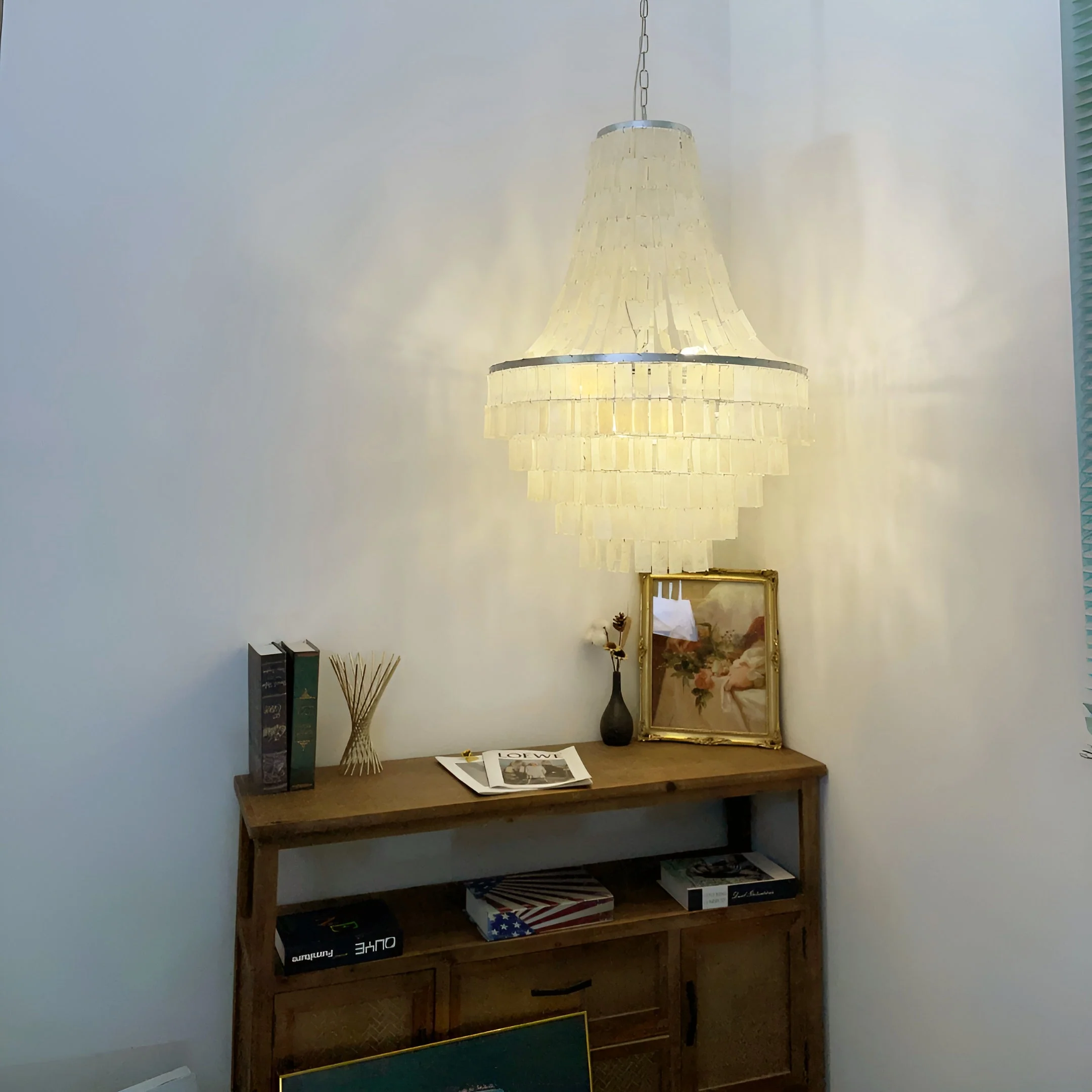 Boho Shell Tiered Chandelier - Image 5