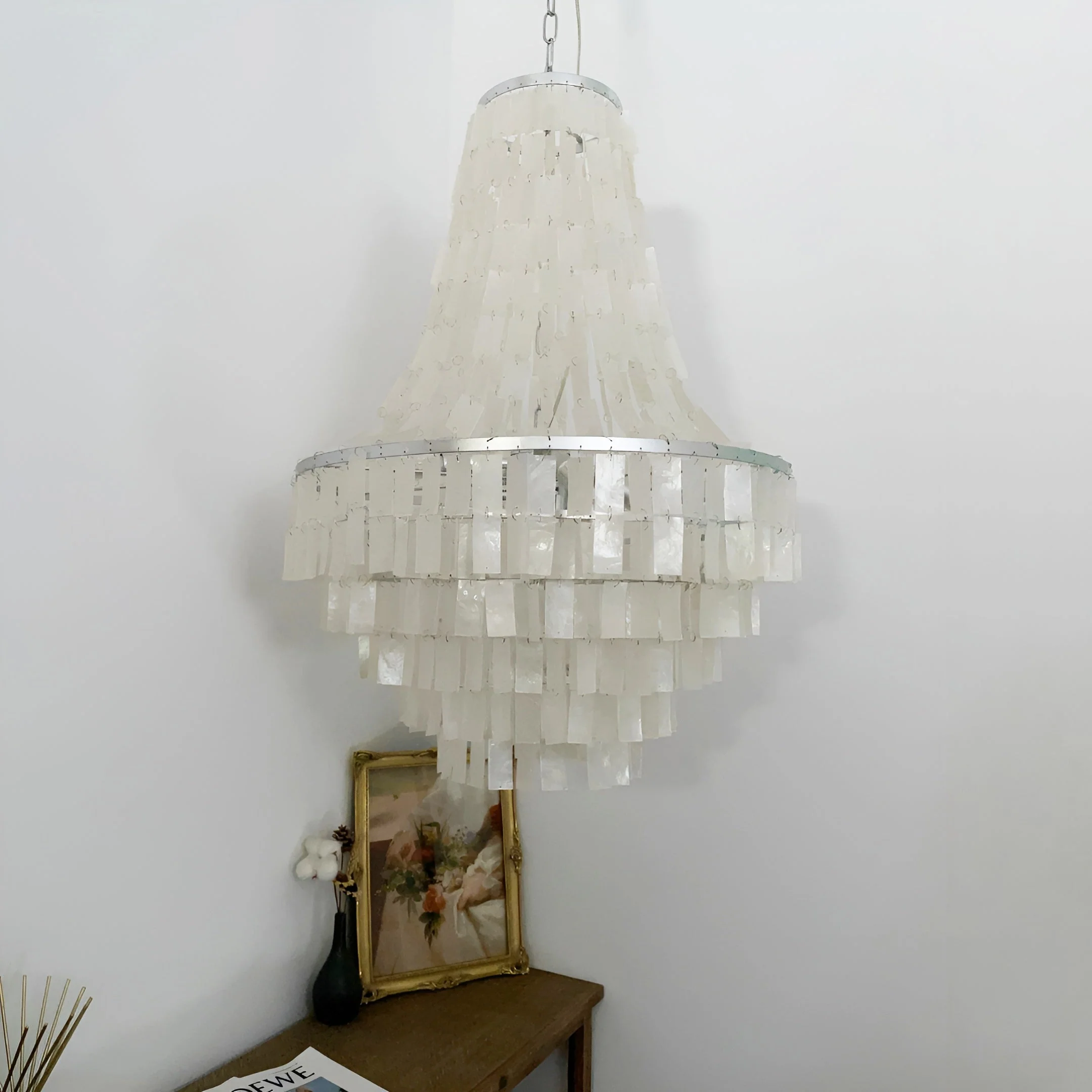 Boho Shell Tiered Chandelier - Image 7