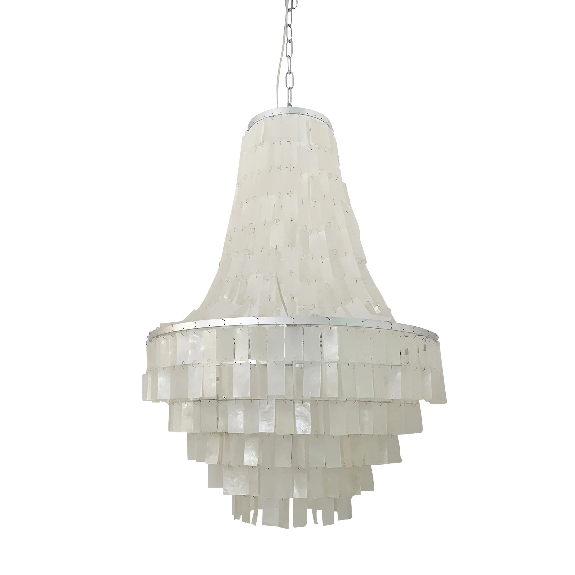Boho Shell Tiered Chandelier - Image 9