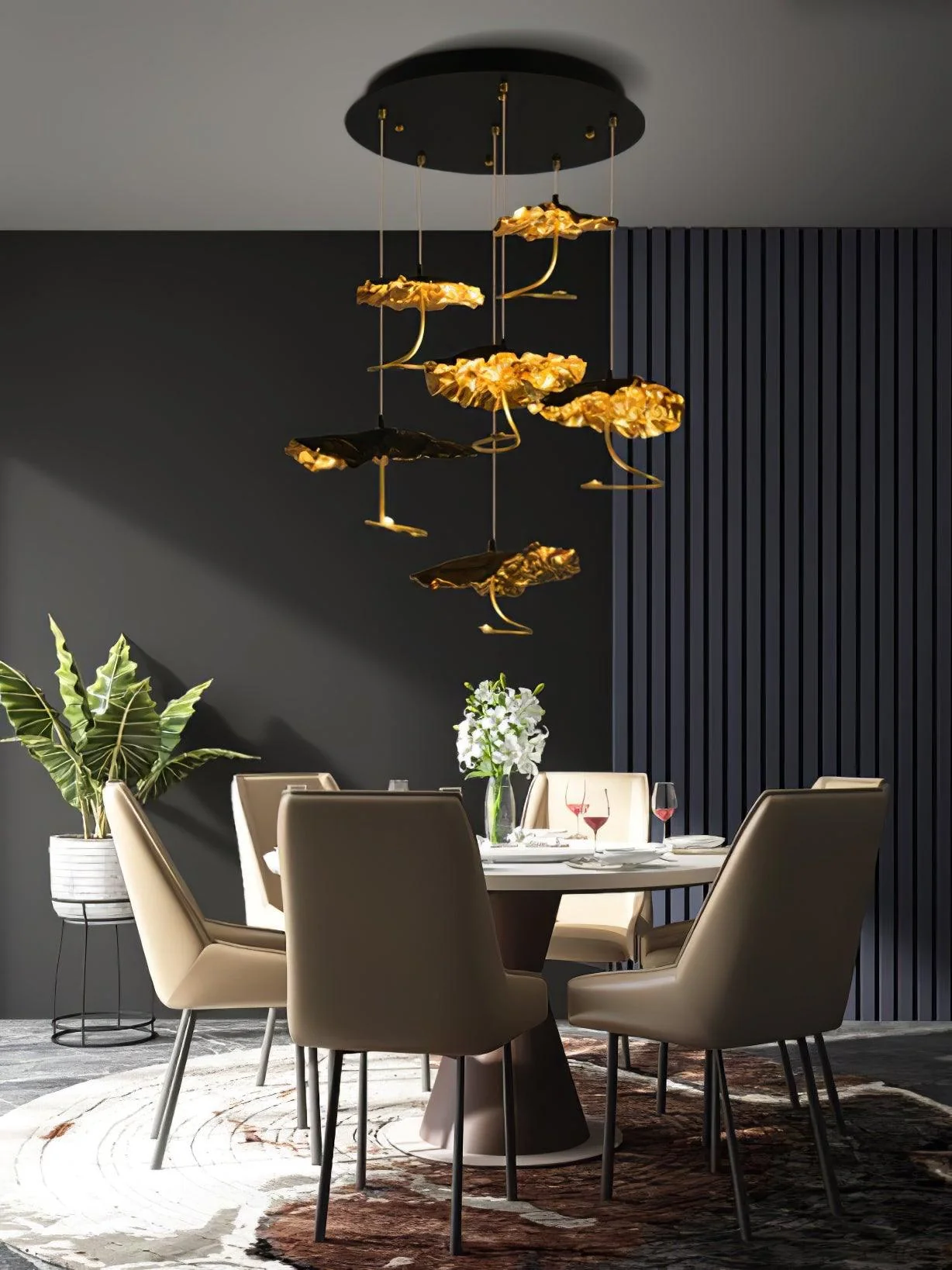 Brass Aviary Constellation Chandelier - Image 12