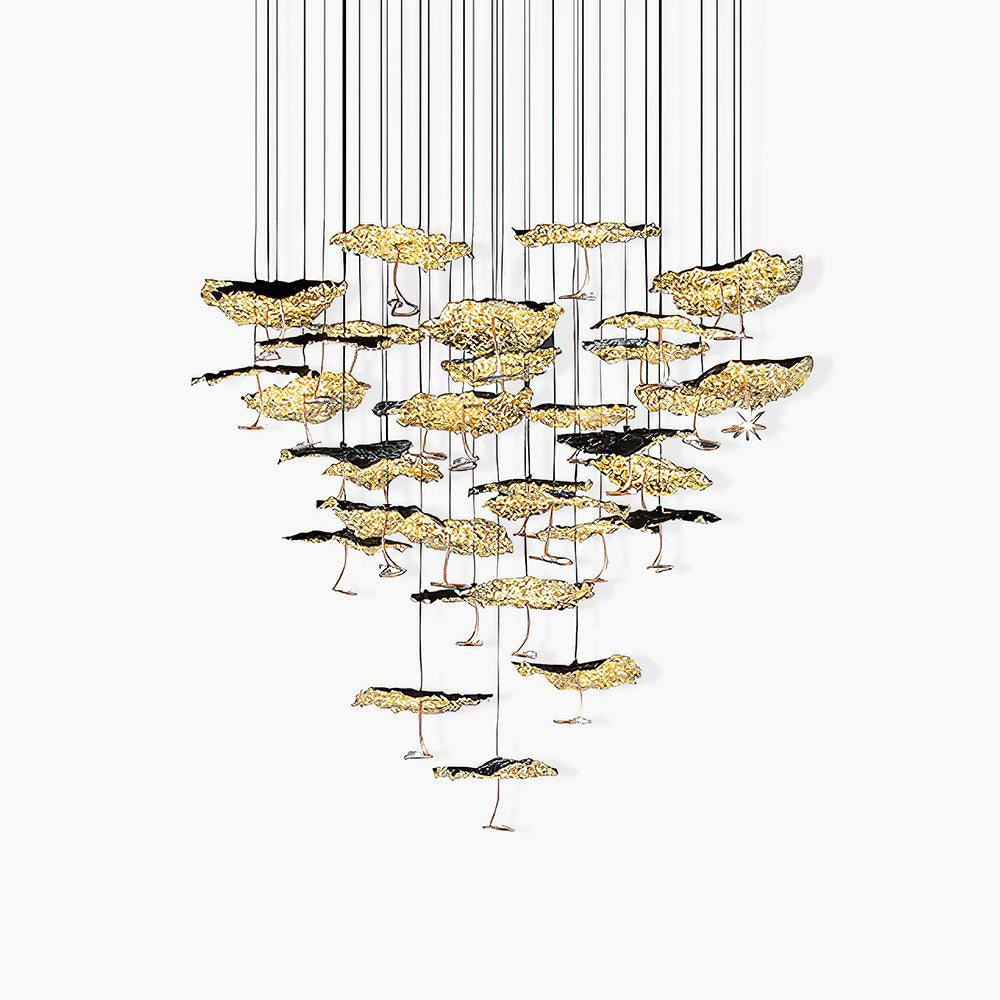 Brass Aviary Constellation Chandelier - Image 16
