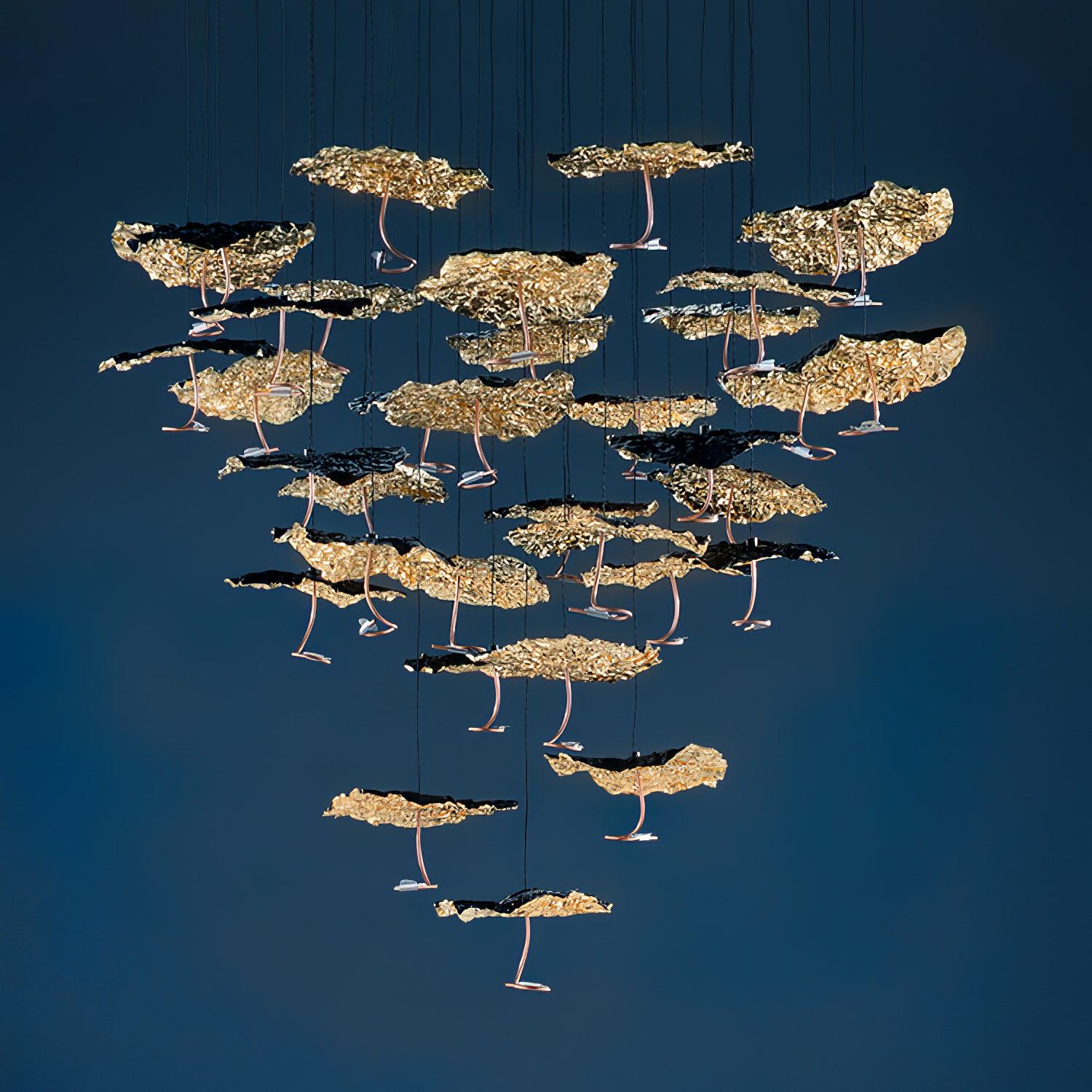 Brass Aviary Constellation Chandelier - Image 43