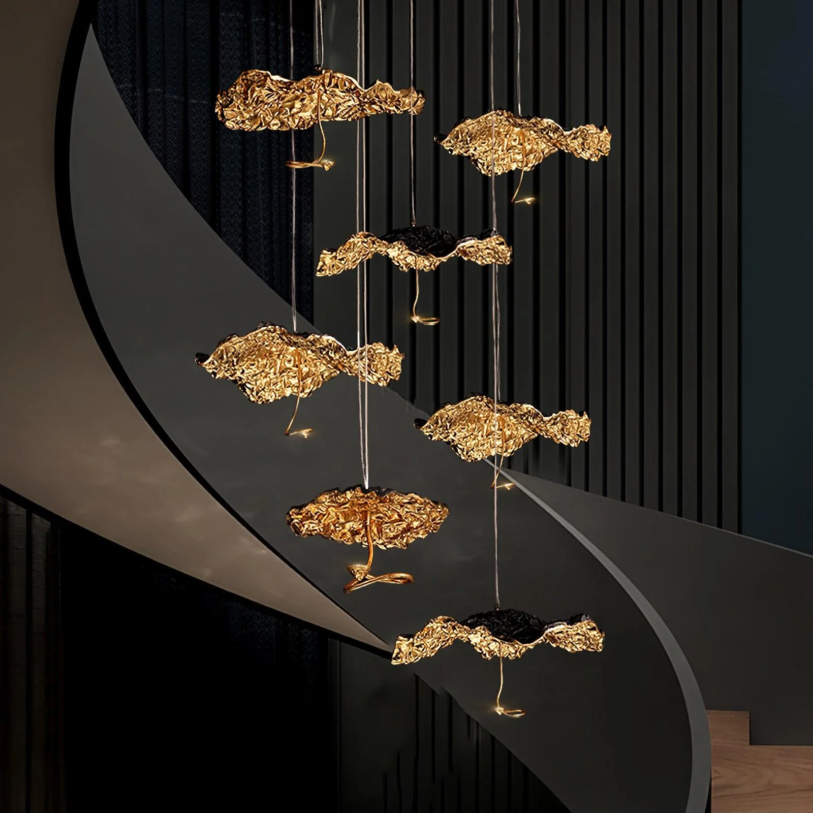 Brass Aviary Constellation Chandelier - Image 44