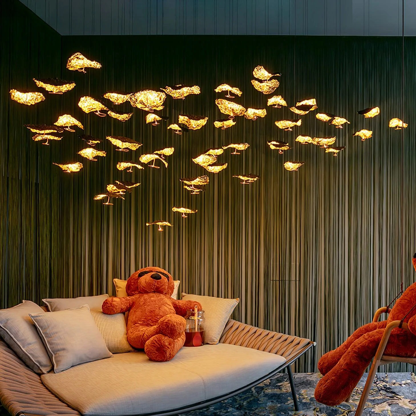 Brass Aviary Constellation Chandelier - Image 52