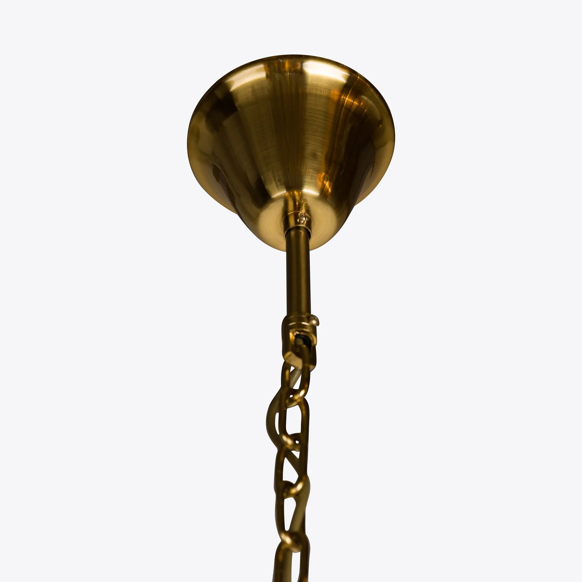 Brass Monte Carlo Grande Chandelier 26.8" - Image 14