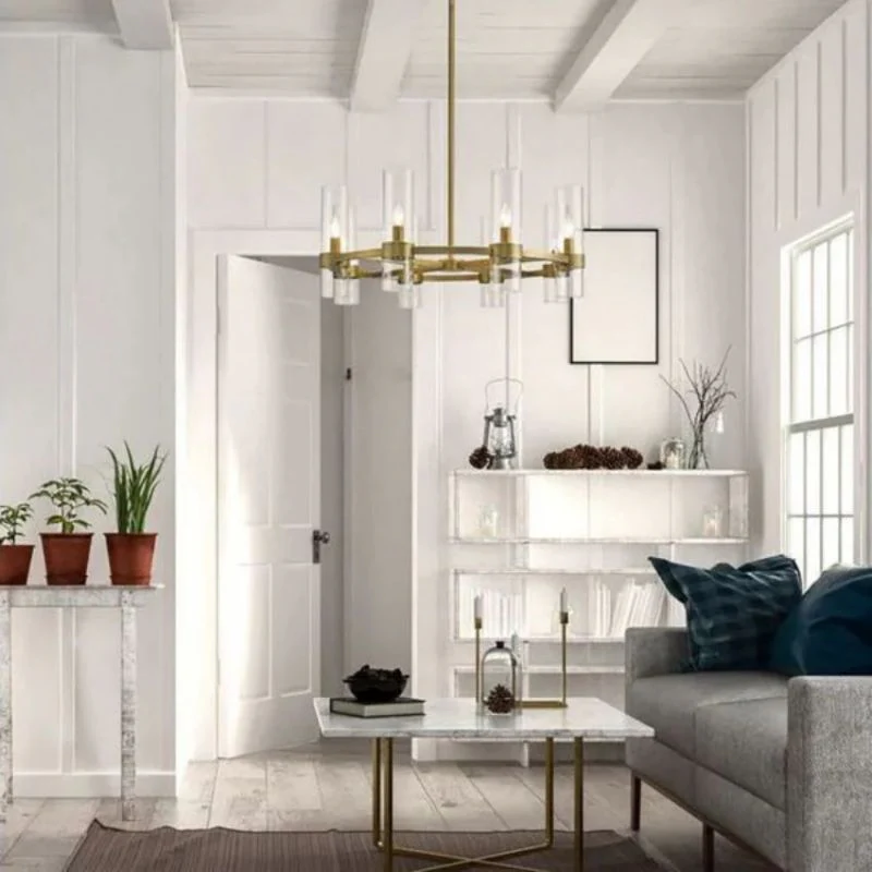 Bria Art Round Chandelier - Image 4