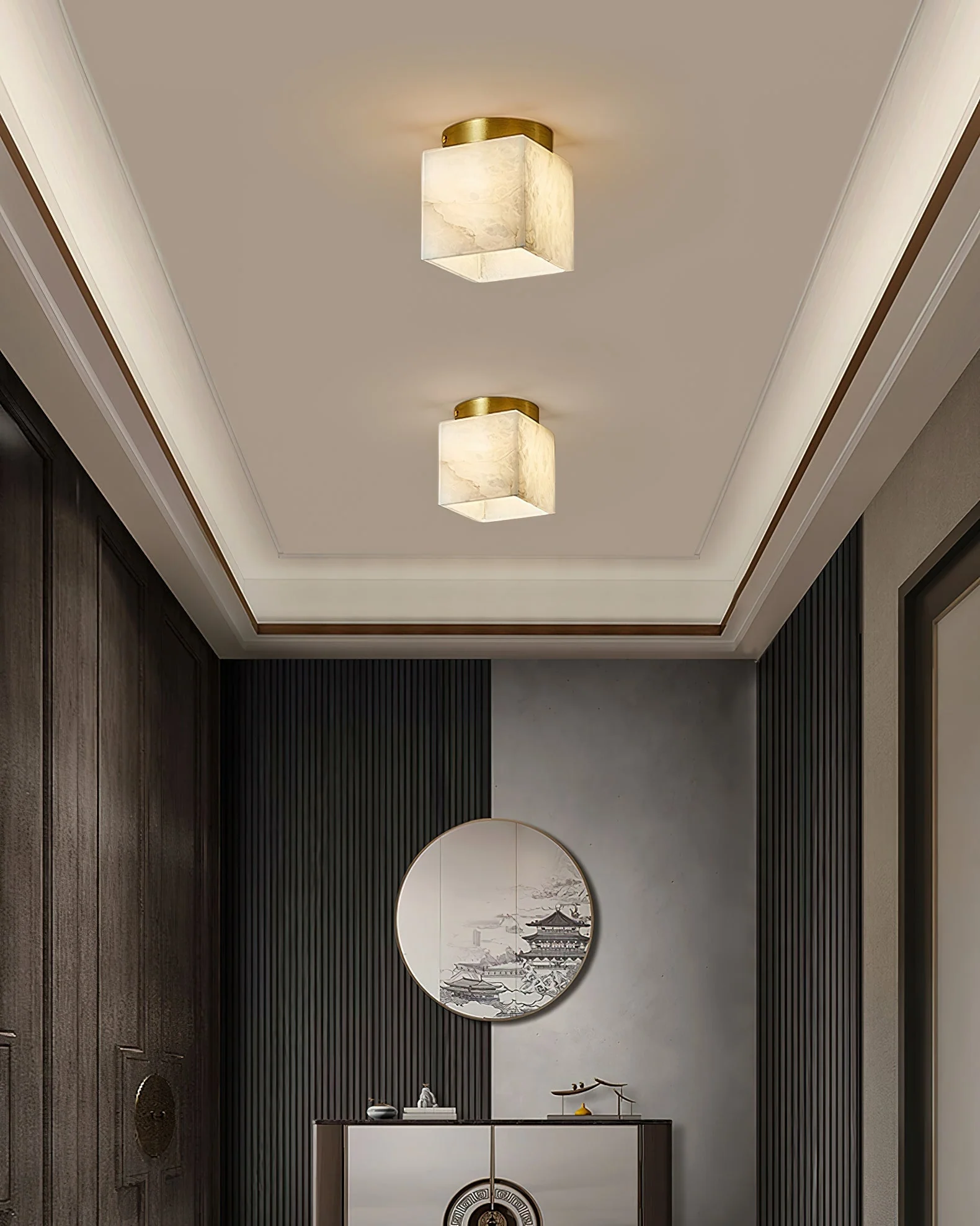 Budnick  Alabaster Ceiling Light - Image 10