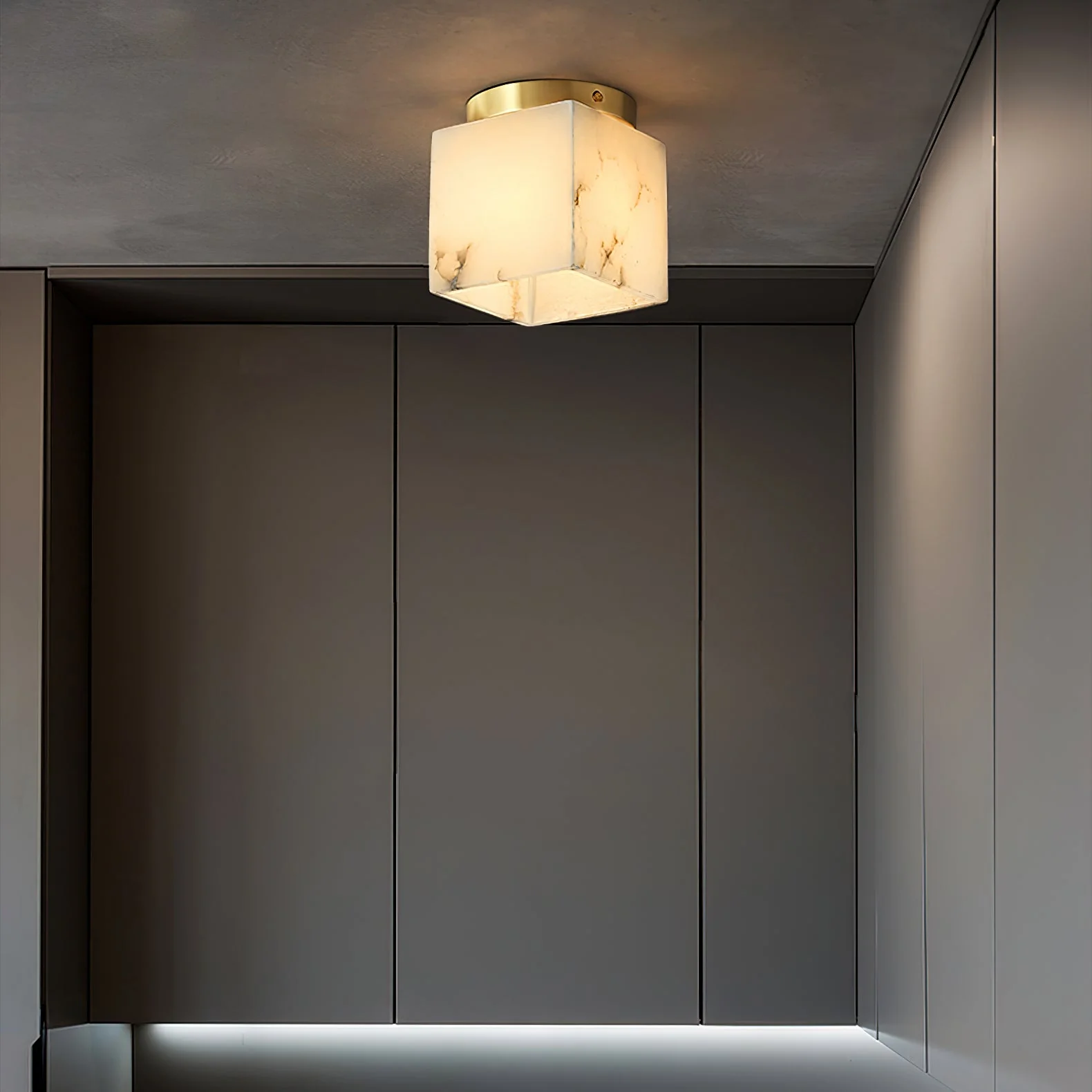 Budnick  Alabaster Ceiling Light - Image 4