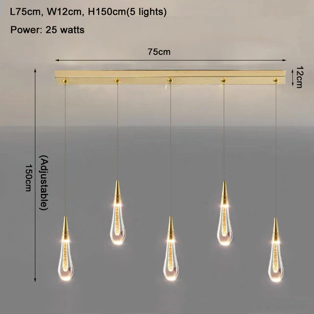 Cadere Water Drop Lighting Fixture - Image 17