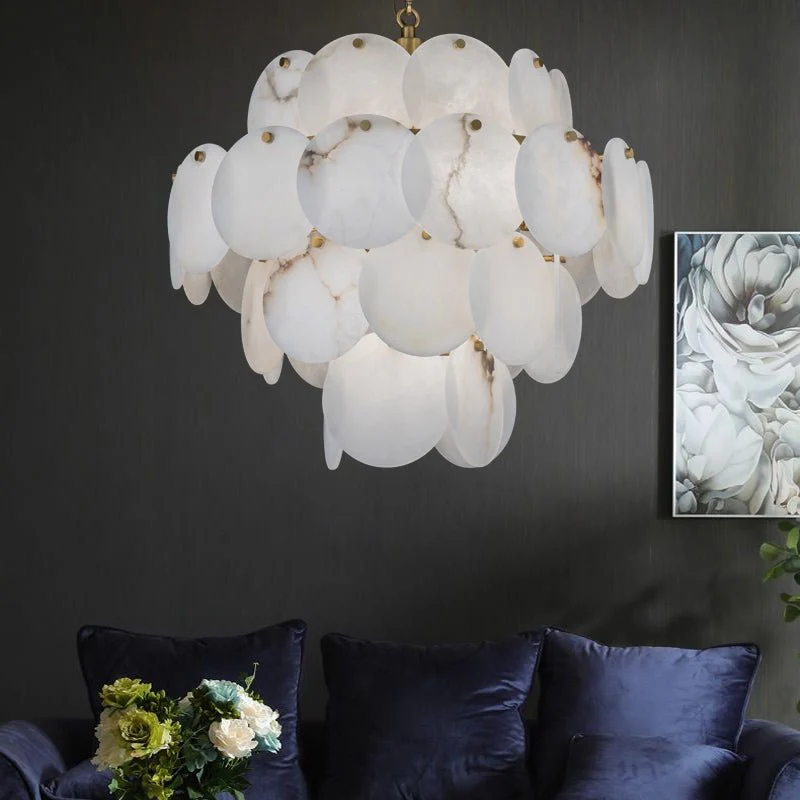 Caelum Alabaster Chandelier Light - Image 2