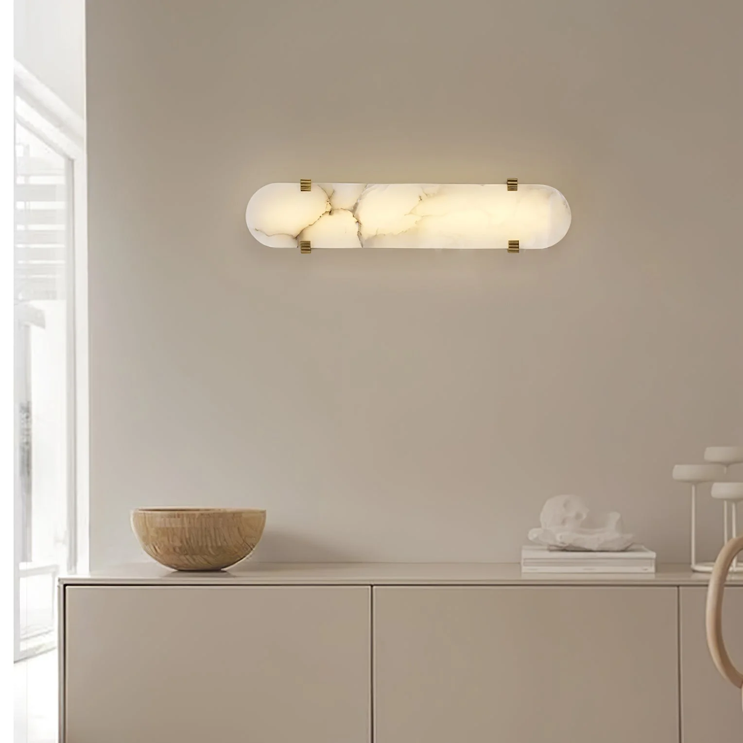 Calla Alabaster Wall Sconce - Image 13
