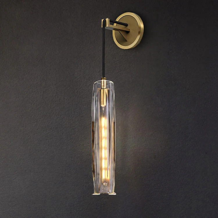 Cano Smoke Crystal Shade Wall Sconce - Image 2