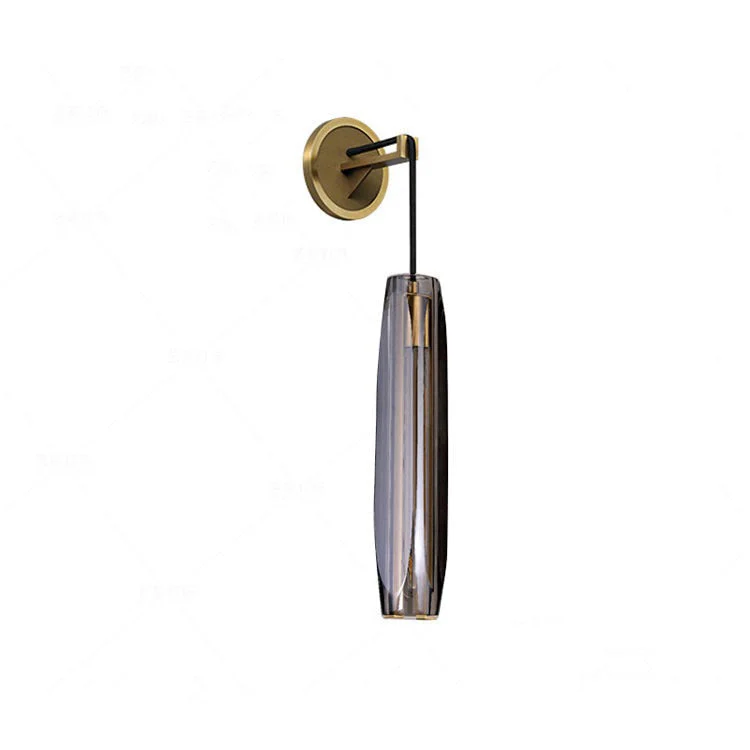 Cano Smoke Crystal Shade Wall Sconce - Image 8