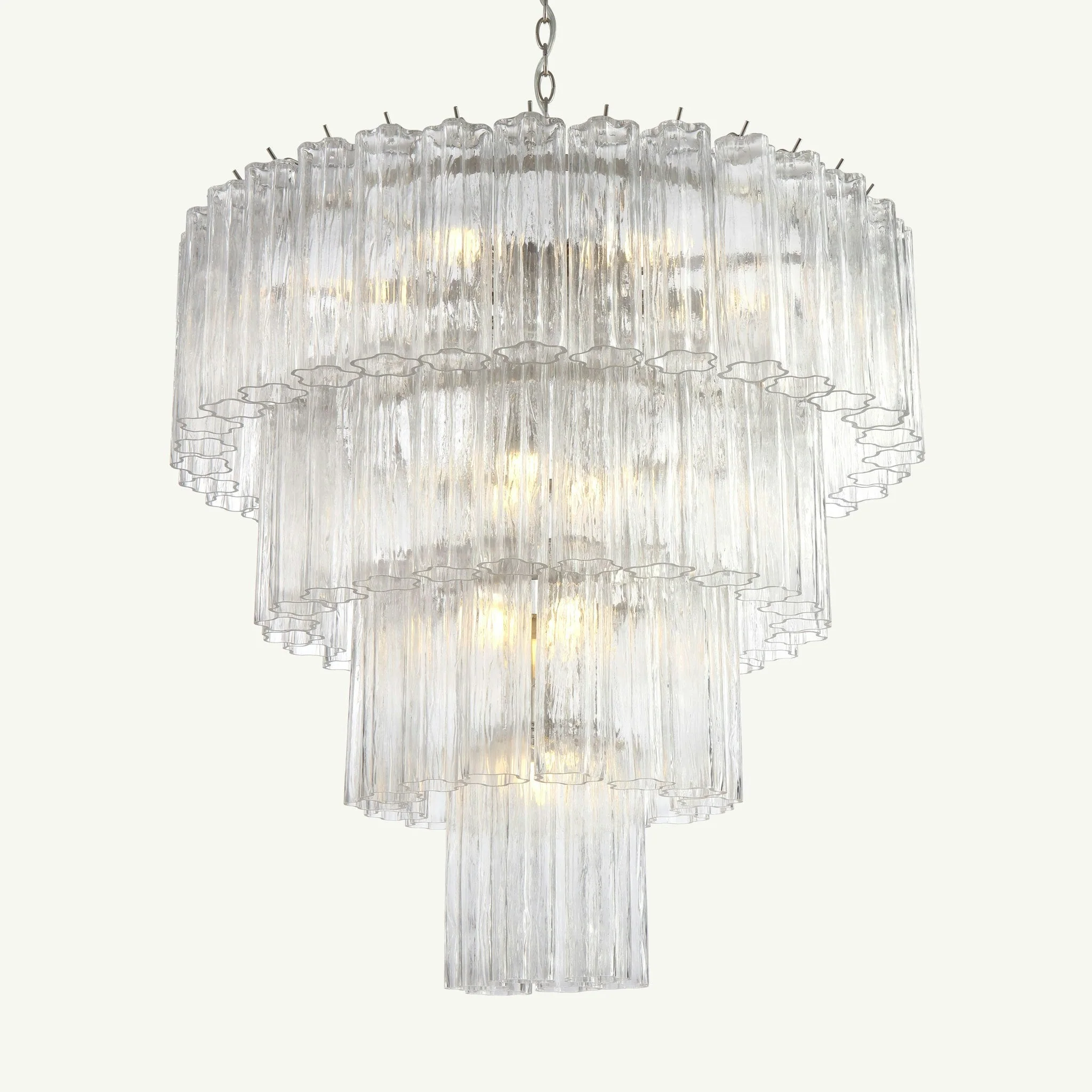 Capri Chandelier 4 Tiers Handblown Glass - Image 6