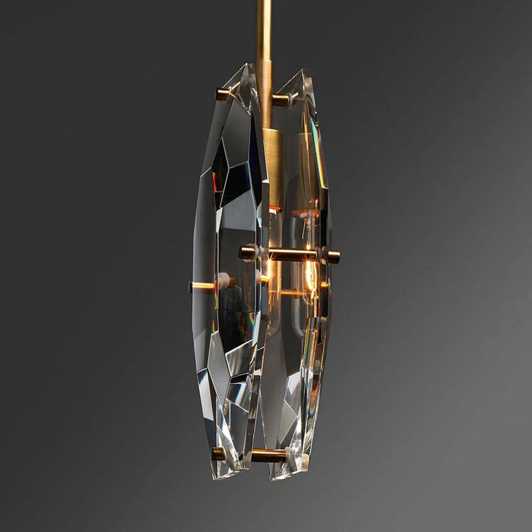 Caro Multi-faceted Crystal Pendant Light - Image 6