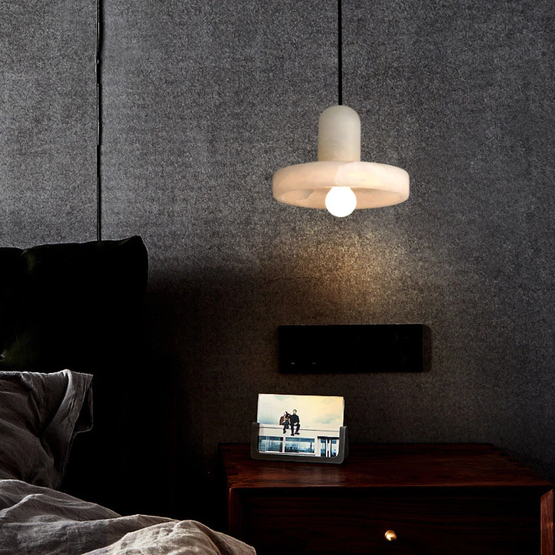 Carrara Alabaster Pendant Lamp - Image 21