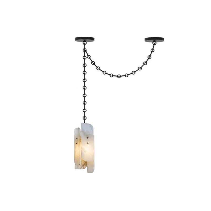 Cascading Chain Cluster Chandelier - Image 14