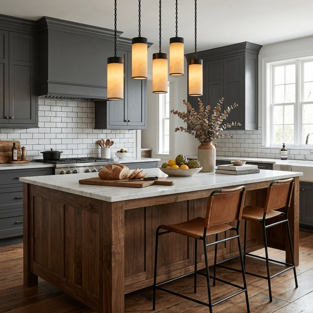 Cascading Chain Cylinder Chandelier - Image 4